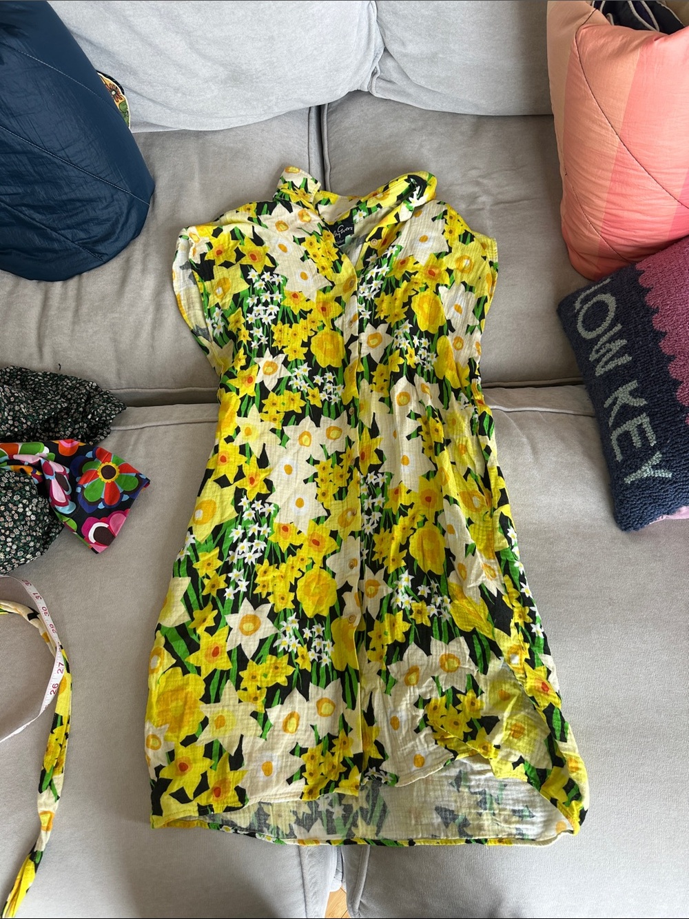 Lesley Evers daffodil dress